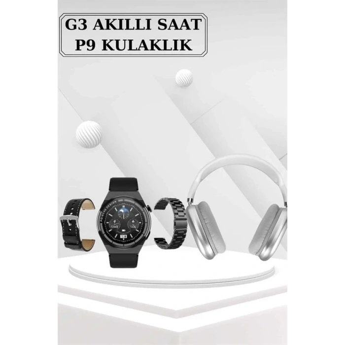 Yeni Nesil Sesli Görüşme Akıllı Saat Ve Powerbank Çoklu Şarj Girişli Bluetooth Kulaklık Nabız Ölçer