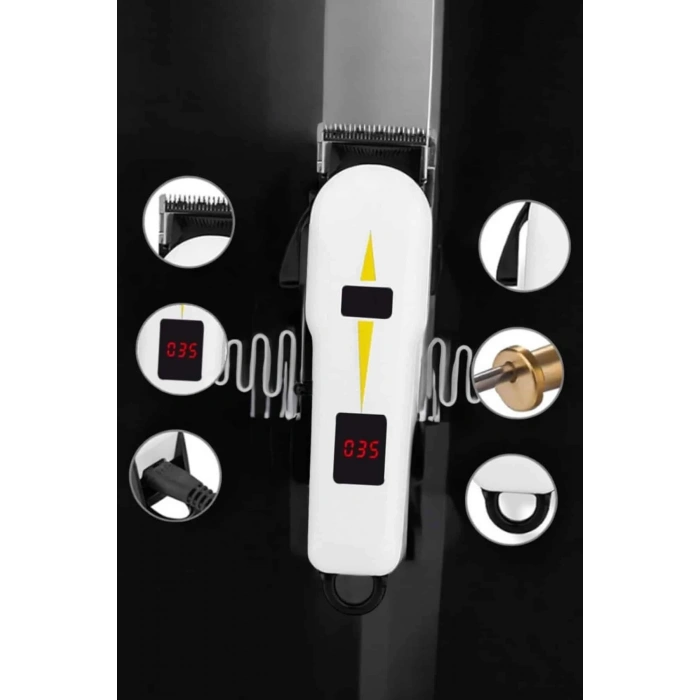 Yeni Nesil Tıraş Makinesi Uzun Şarjlı Paslanmaz Çelik Bıçaklı