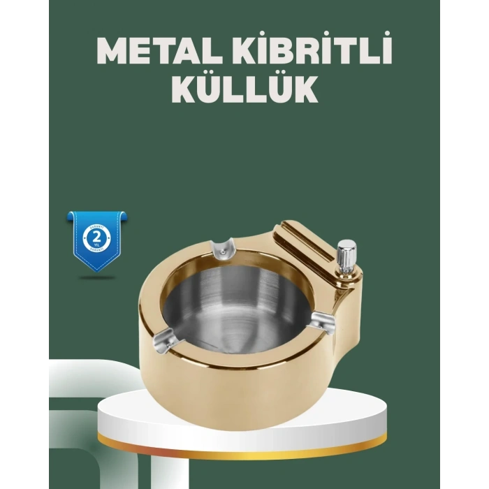 Yeniden Doldurulabilir Çakmaklı Küllük Dayanıklı Yapı