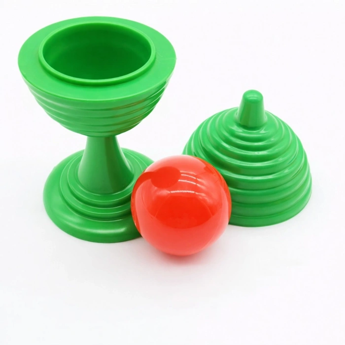Yeşil Renk Sihirli Kupa Top Kaybetme Oyunu 7 cm (5263)