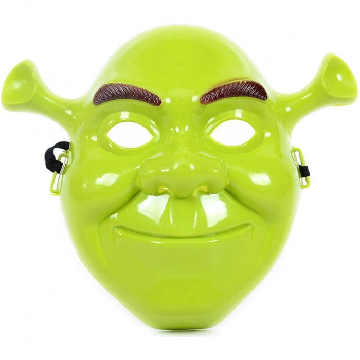 Yeşil Shrek Maskesi 21x25 cm (5263)