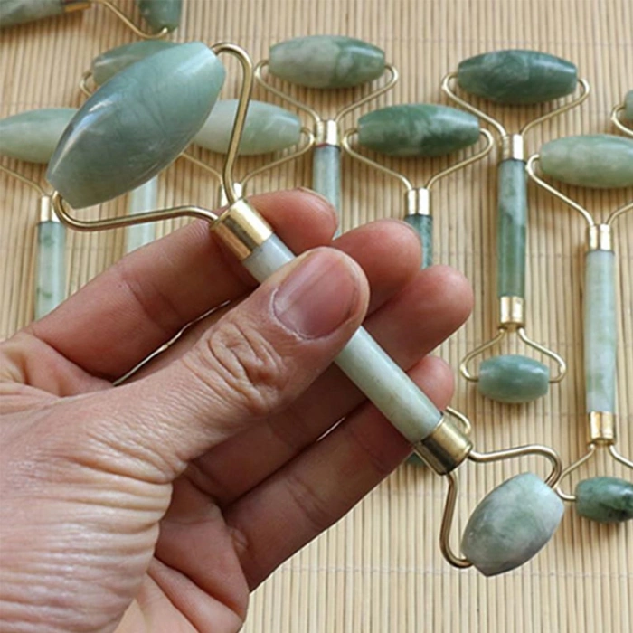 Yeşim Taşı Çift Taraflı Cilt Masaj Aleti (5263)