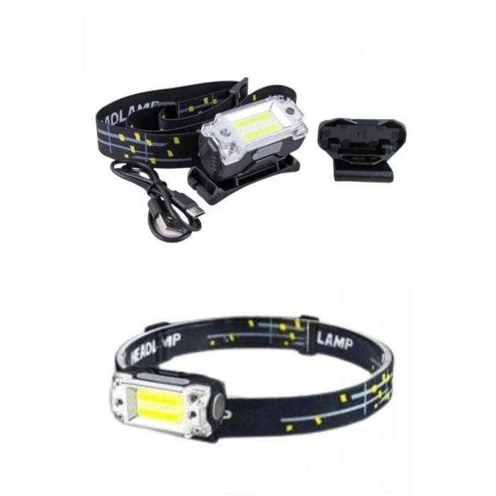 Yüksek Işıklı Şarjlı Ve Sensörlü Led Kafa Lambası Kamp Lambası