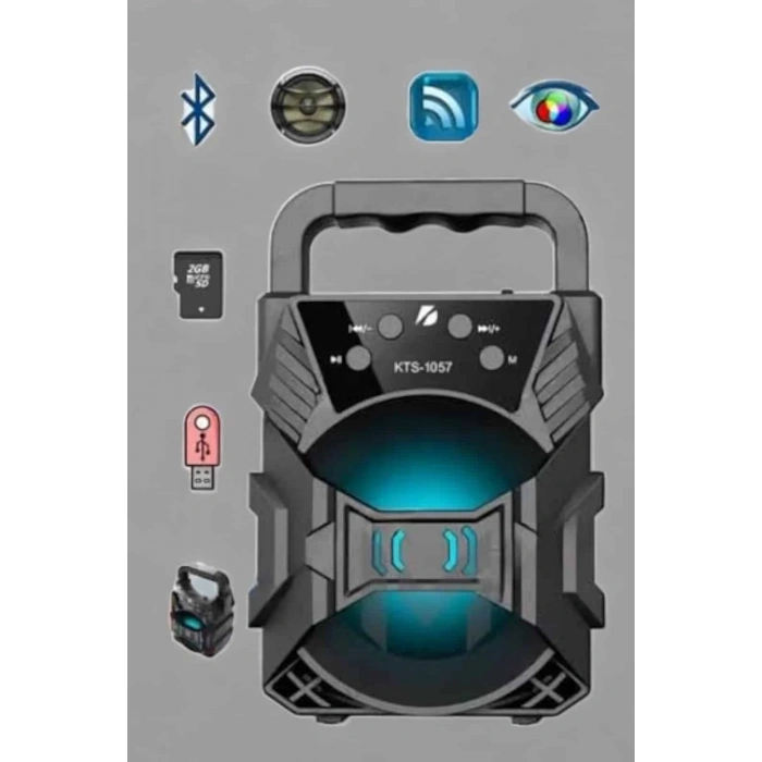 Yüksek Performanslı Bluetooth Hoparlör Kablosuz Taşınabilir