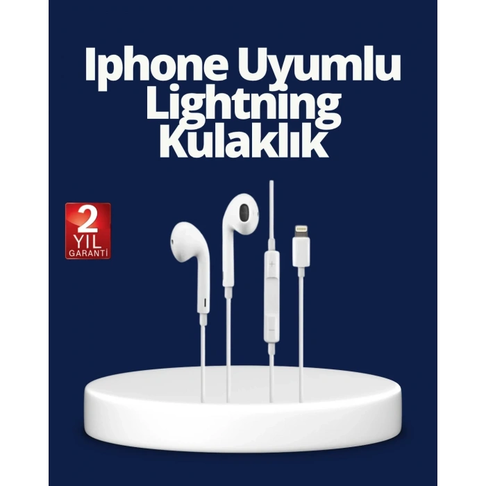 Yüksek Ses Kaliteli Mikrofonlu Kablolu Kulak İçi Kulaklık