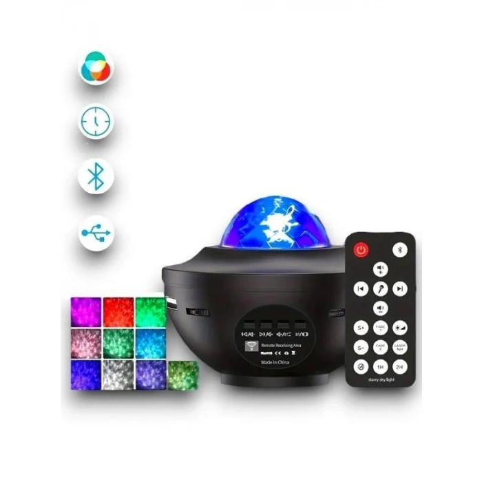 Yumurta Görünümlü Yıldızlı Projeksiyon