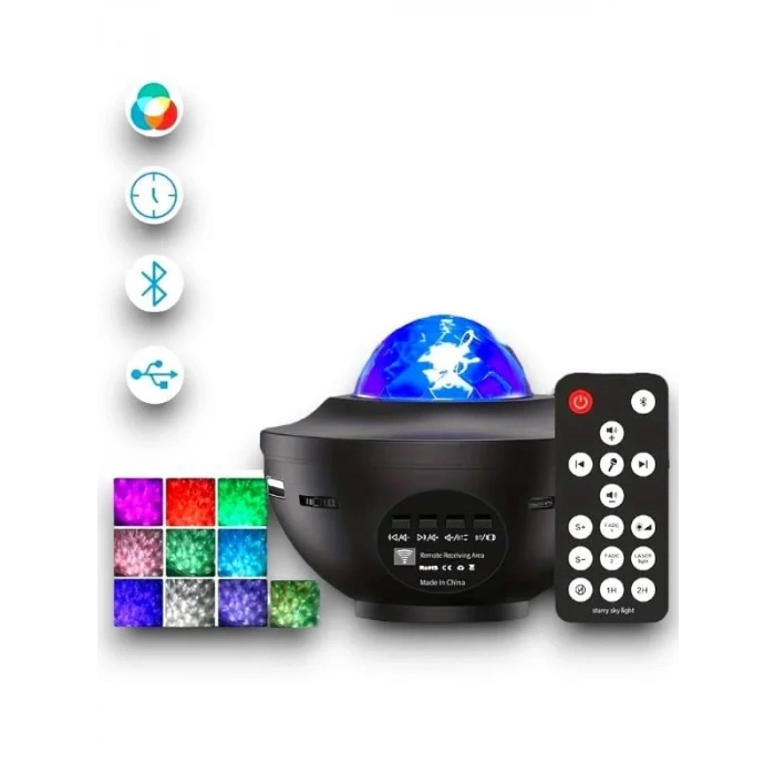 Yumurta Görünümlü Yıldızlı Projeksiyon