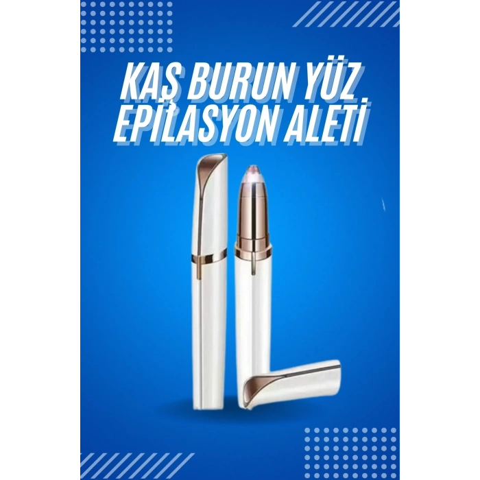 Yüz Epilatör Kıl Kaş Bıyık Tüy Alma Aleti Kaş Bıyık Alma Epilatörü