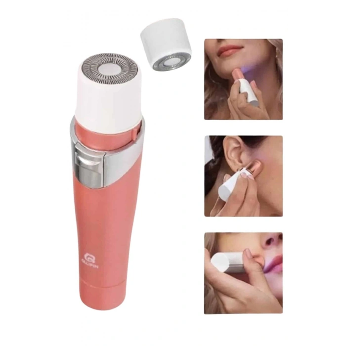 Yüz Kaş Ve Tüm Vücut Epilasyon Aleti 3 Başlıklı Hassas Ciltlere Uygun Epilatör