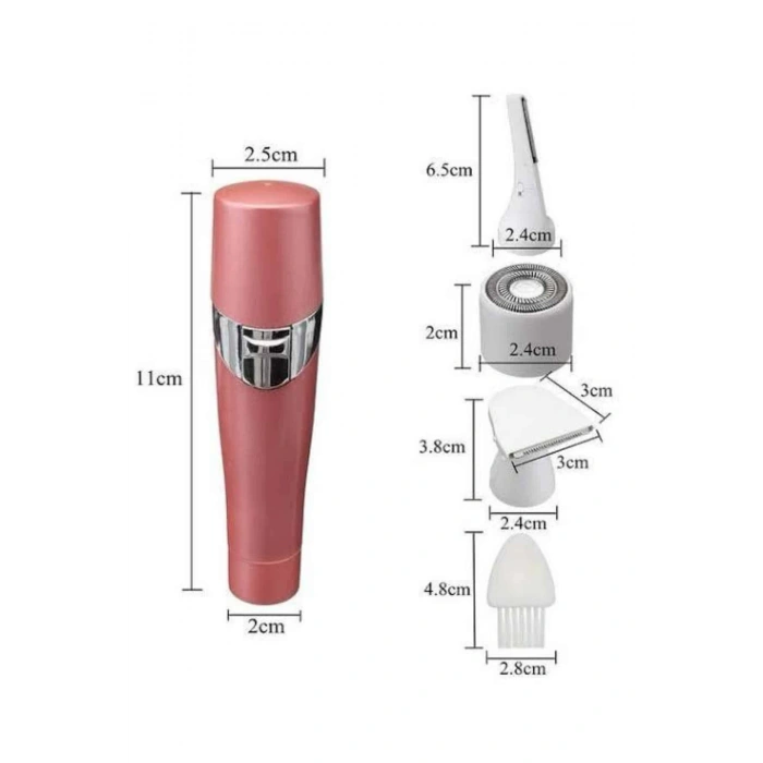 Yüz, Kaş Ve Tüm Vücut Epilasyon Aleti3 Başlıklı Epilatör Tüm Cilt Tiplerine Uygun
