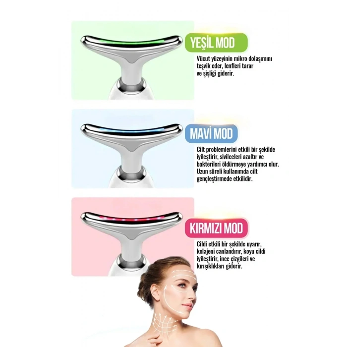 Yüz Ve Boyun Kırşıklık Giderici Ems Güzellik Cihazı ( Gıdık,sarkma,kırışıklık)