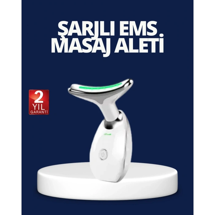 Yüz Ve Boyun Sıkılaştırıcı Cilt Bakım Cihazı | Ems Mikro Akım & Kırışıklık Giderici