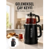 0,9 L Cam Demlik Ve 1,7 L Su Haznesi İle Çay Keyfi Yeni Nesil