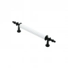 10 ADET BEYAZ - SİYAH BORU KULP 9.6CM (5263)