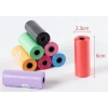 12 li Köpek Dışkı Poşet Düz Renkli Set (5263)