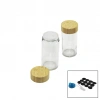 12 PCS TAKIM YUVARLAK CAM BAHARATLIK - TUZLUK BAMBU KAPAKLI (5263)