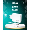 120 Watt Güçlü Hızlı Şarj Adaptörü Huawei P30 P40 Mate 20 Pro Uyumlu