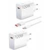 120 Watt Turbo Hızlı Şarj Aleti Seti Hızlı Şarj Adaptörü Beyaz