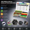 140PCS MAKARON KABLO TAMİR SETİ ISIYLA BÜZÜŞMELİ DARALAN HORTUM (5263)