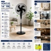 16 INC İNÇ EV TİPİ AYAKLI VANTİLATÖR 45W 5 PLS.PERVANE 3 KADEME HIZ FAN (5263)