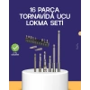 16 Parça Bits Ve Adaptör Seti Vidalama Tamir Bakım Seti