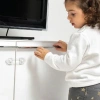 2'li Mini Çok Amaçlı Kilit- Çocuk Güvenlik Gereçkerli Çekmece,Dolap,Kapak Kilidi (5263)