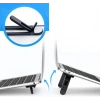 2 Kademeli Katlanabilir ve Yapışkanlı Laptop Standı Siyah (5263)