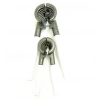 2 PARÇA  SET METAL FINDIK - CEVİZ KIRACAK BEYAZ SAPLI (5263)