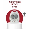 2000w Taşınabilir Elektrikli Fanlı Isıtıcı – Hızlı Isınma, Kompakt Boy