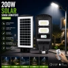 200W - 6500K SOLAR - GÜNEŞ ENERJİLİ SOKAK LAMBASI - ARMATÜR SENSÖRLÜ BAHÇE-BALKON-SOKAK ARS-348965 (5263)