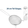 20CM TEL SÜZGEÇ METAL SAPLI KULAKLI (5263)