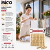20PCS AHŞAP BAMBU MANDAL (5263)