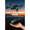 2.4g 4ch Katlanabilir Drone 100 Metre Uçuş Mesafeli