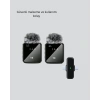 2’li Kablosuz Yaka Mikrofonu Type-c Ve Lightning Uyumlu Profesyonel Set