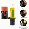 2’si 1 Arada Ayarlanabilir Araç Bardak Tutucu, Genişleyebilir Üst Kısım 3”-6.2”, Şişe Adaptörü, Araba Organizatörü, Dayanıklı Taban, Ramblers Hydroflask Uyumlu, Modern Araç Düzenleyic