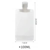 3 Adet 100ml Krem Şampuan Kabı Tekrar Kullanılabilir Set (5263)