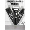3 Başlıklı Profesyonel Tıraş Makinesi