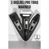 3 Başlıklı Profesyonel Tıraş Makinesi