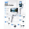 3 Eksen Telefon Sabitleyici Canlı Yayın Vlog Mobil Video Çekimi İçin Profesyonel Gimbal