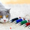 3 Fonksiyonlu Kırmızı Beyaz Işıklı Led Lazer Kedi Köpek Oyuncak Anahtarlık (5263)