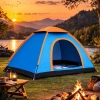 3 Kişilik Yarı Otomatik Kurulum Kamp Çadırı – Suya Dayanıklı, Taşıma Çantalı Outdoor Aile Çadırı, Piknik, Plaj ve Doğa 200x150x110 cm (5263)