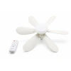 3 LED AYDINLATMALI - SESSİZ ÇALIŞMA 6 KANAT - KUMANDA TAVAN VANTİLATÖR SF-7708 (5263)