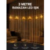3 Metre Ramazan Led Saçak Işık Ev İçi Dekoratif Aydınlatma