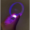 3 Modlu Pilli LED Işıklı Esnek Parti Bilekliği Mor (5263)