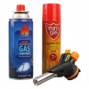 3 Parça Profesyonel Pürmüz Seti Pürmüz Torch Çakmak Başlık- Kamp Gazı 400ml- Çakmak Gazı 270 (5263)