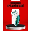 3ü 1 Arada Epilatör Su Geçirmez Metal Başlıklı Led Işıklı 90 Dakika Şarjlı