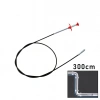 300CM YAYLI - KISKAÇ LAVABO - GİDER VB.TEMİZLEME - ÇOK AMAÇLI ÇUBUK (5263)