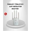 300mbps Wifi Menzil Genişletici 4 Antenli Wpa3 Güvenlikli Priz Tipi Repeater