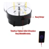 3IN1 DÖNEBİLEN DİSKO RENKLİ - FANUS FENER PİLLİ - POWERBANK 20W HW-978B (5263)