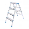 4+4 ÇİFT BASAMAKLI ALÜMİNYUM METAL MERDİVEN YÜKSEKLİK = 92CM BAŞ GENİŞLİK = 8CM (5263)